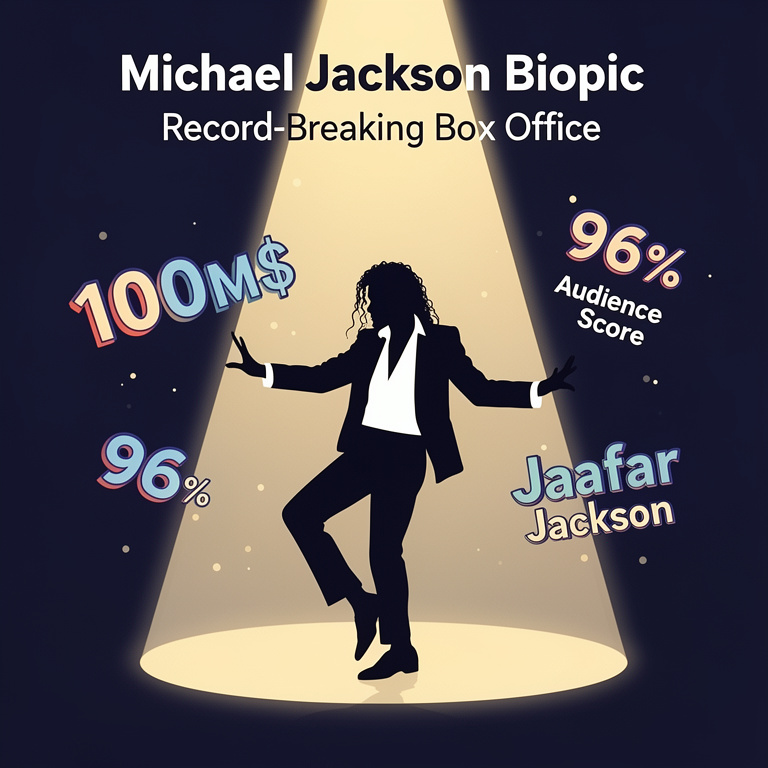 Infographie : michael jackson biopic