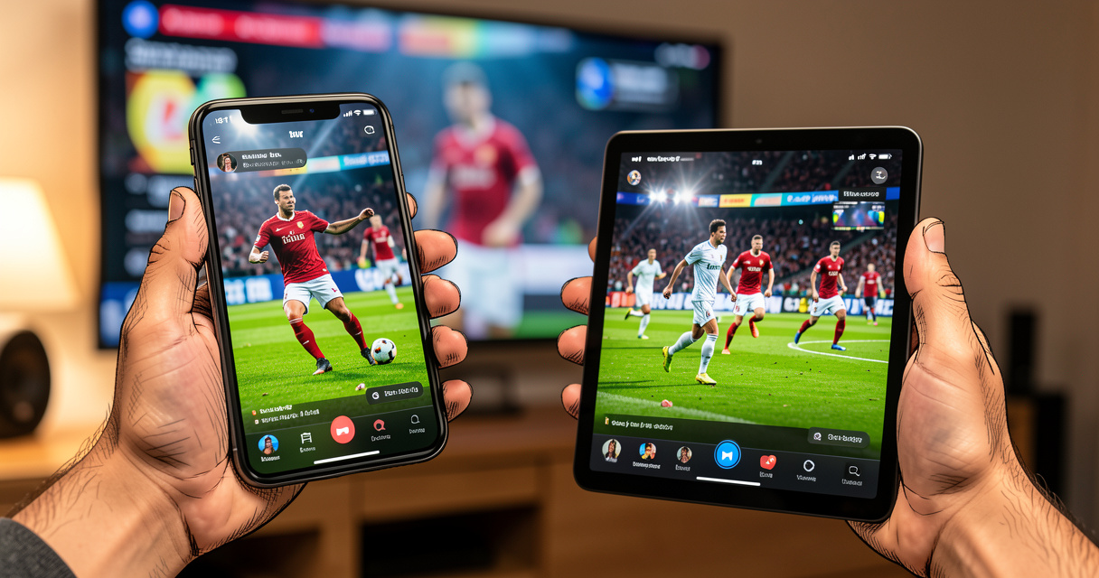 Regarder l'IPTV premium en direct sur smartphone et tablette en streaming 4K